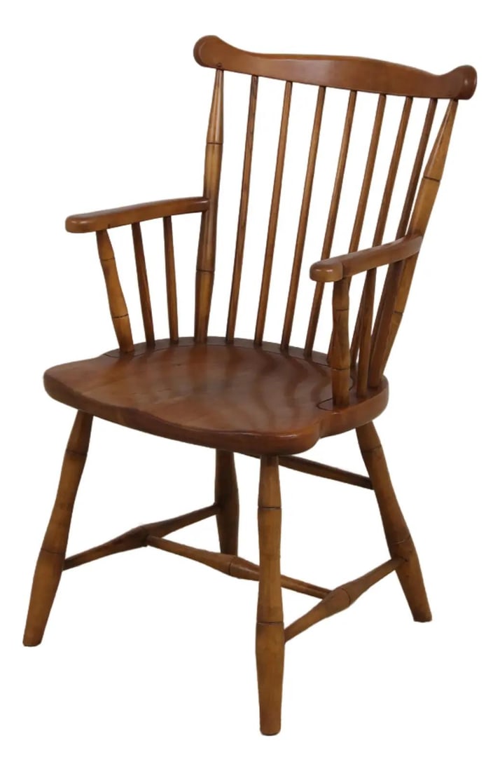 Cherry Valley Windsor Armchair with Spindle Back by Stickley (1 of 10)