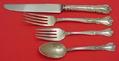 Wallace Lady Windsor Victorian New Sterling Silver 4-Piece Place Setting (1 of 1)