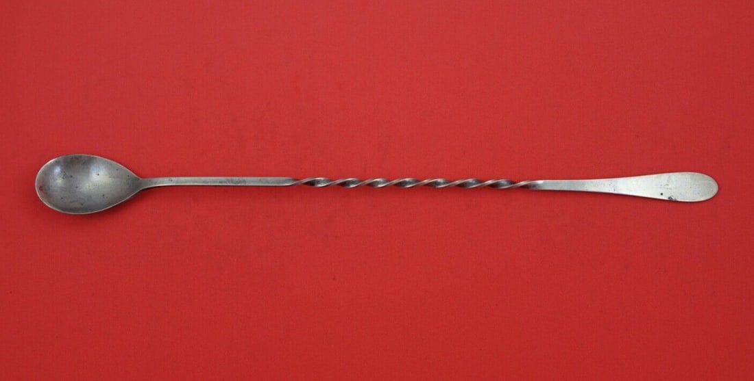 Gorham Twist Sterling Silver 12 Inch Martini Spoon (1 of 2)