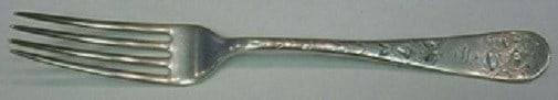 Towle Sterling Silver Dinner Fork Number 43 Monogrammed 7.5 Inch (1 of 2)