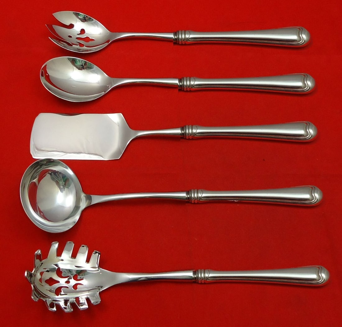 Gorham Old French Sterling Silver 5pc Custom Hostess Serving Set (1 of 2)
