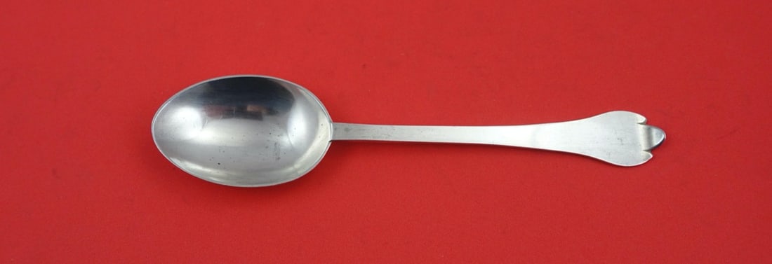 Roberts and Belk Kings Sterling Silver Dessert Spoon Sheffield 1952 (1 of 2)
