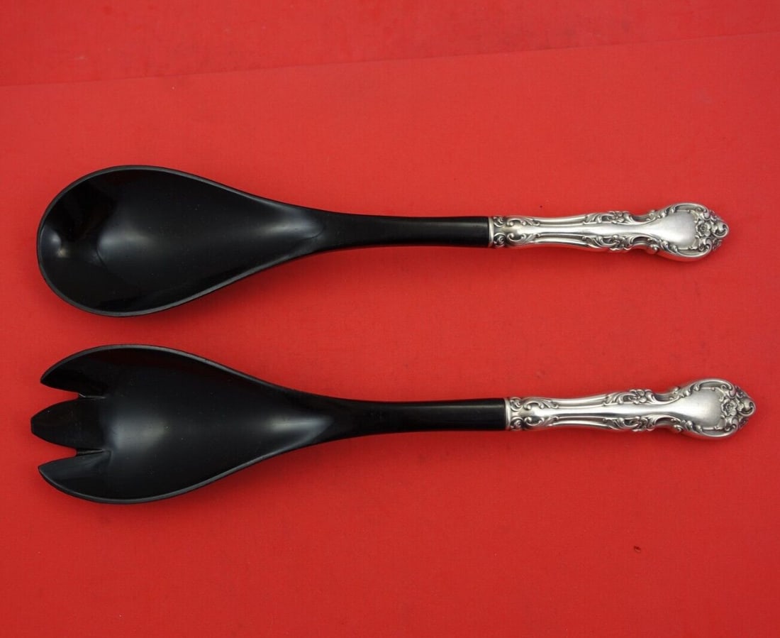 Gorham Melrose Sterling Silver Salad Serving Set 2pc 12 Inch (1 of 3)