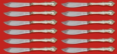 Towle Debussy sterling silver hollow handle knives 12 pcs 8 1/4 (1 of 2)