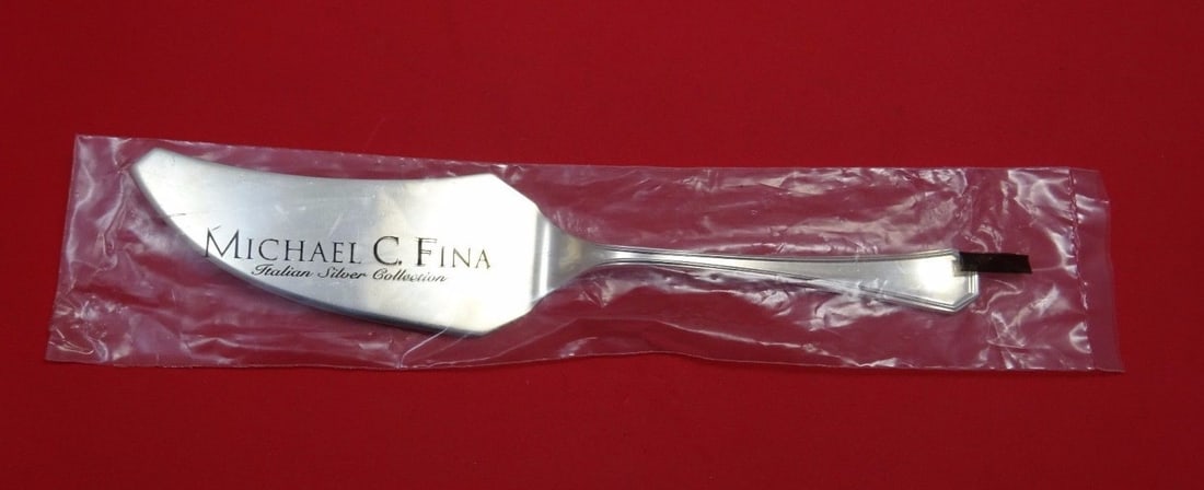 Calegaro Italy Ottagonale Sterling Silver Pie Knife 10 3/4 inches (1 of 1)