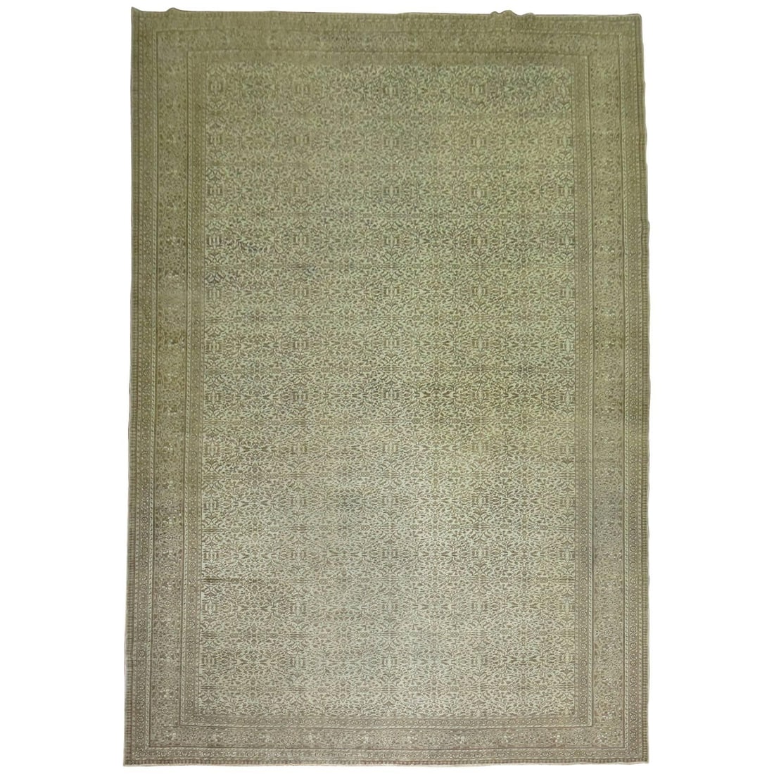 One of a Kind Mid-Century Modern Turkish Hand-Knotted Wool Rug 8'2 x 12' (1 of 8)