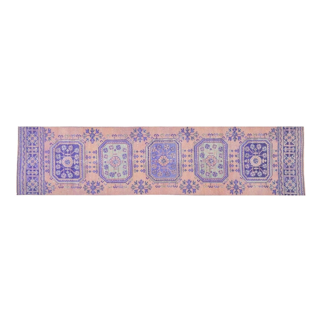 2'8" x 11'2" Anatolian Wool Hand Knotted Vintage Runner Rug (1 of 6)