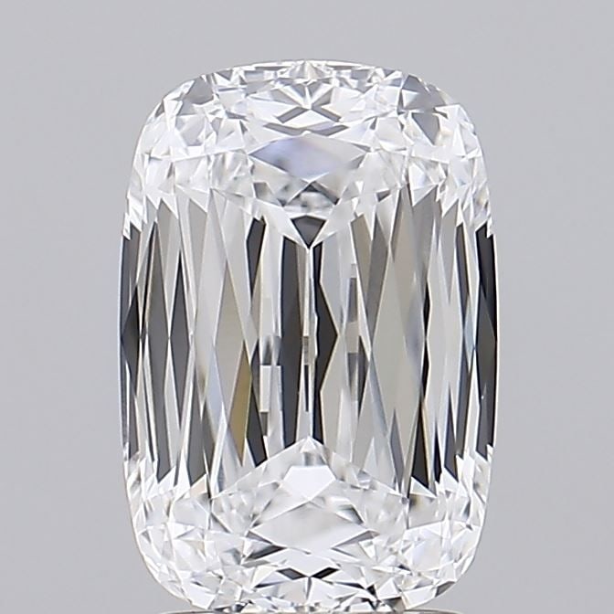 Loose Diamond - CUSHION MODIFIED 2.51ct D VVS2: Loose Diamond - CUSHION MODIFIED 2.51ct D VVS2 Source: This is a real non-mined Diamond that has been grown in a lab Shape: CUSHION MODIFIED Carats: 2.51 Color: D Clarity: VVS2 Certification: IGI Vide