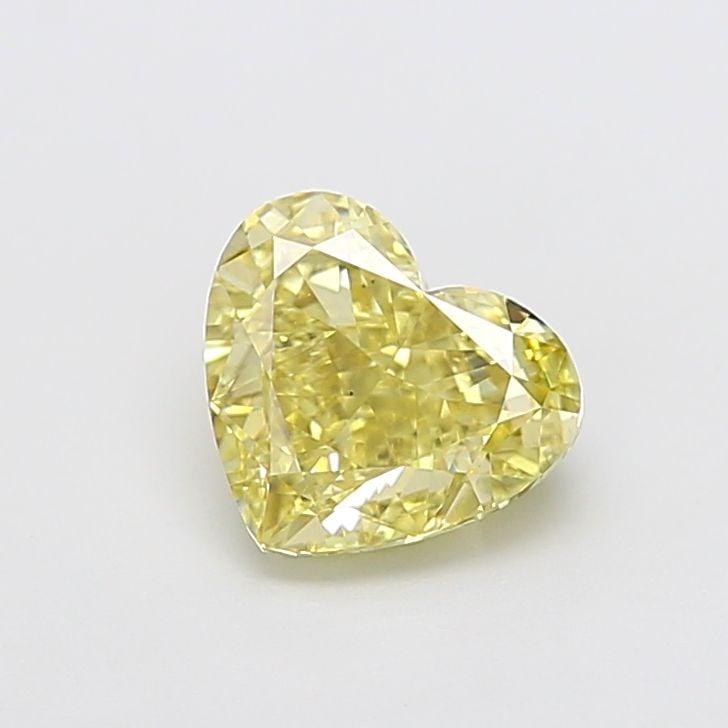 Loose Diamond - HEART 2.1ct Fancy Intense Yellow VS1: Loose Diamond - HEART 2.1ct Fancy Intense Yellow VS1 Source: This is a real non-mined Diamond that has been grown in a lab Shape: HEART Carats: 2.1 Color: Fancy Intense Yellow Certification: IGI Video