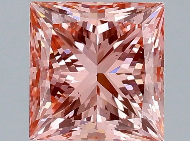 Loose Diamond - PRINCESS 1.0ct Fancy Vivid Pink VS2: Loose Diamond - PRINCESS 1.0ct Fancy Vivid Pink VS2 Source: This is a real non-mined Diamond that has been grown in a lab Shape: PRINCESS Carats: 1.0 Color: Fancy Vivid Pink Certification: IGI Video: