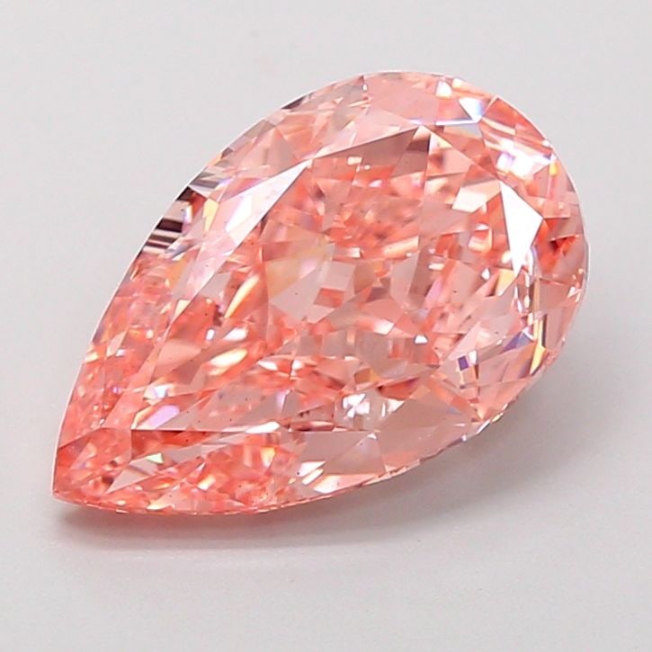 Loose Diamond - PEAR 4.03ct Fancy Vivid Pink VS2: Loose Diamond - PEAR 4.03ct Fancy Vivid Pink VS2 Source: This is a real non-mined Diamond that has been grown in a lab Shape: PEAR Carats: 4.03 Color: Fancy Vivid Pink Certification: IGI Additional im