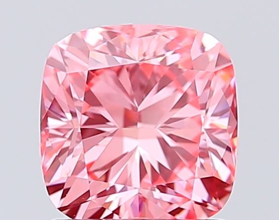 Loose Diamond - CUSHION MODIFIED 1.5ct Fancy Vivid Pink VS1: Loose Diamond - CUSHION MODIFIED 1.5ct Fancy Vivid Pink VS1 Source: This is a real non-mined Diamond that has been grown in a lab Shape: CUSHION MODIFIED Carats: 1.5 Color: Fancy Vivid Pink