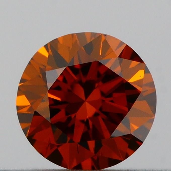 Loose Diamond - ROUND 0.21ct Fancy Deep Orange VS1 (1 of 1)