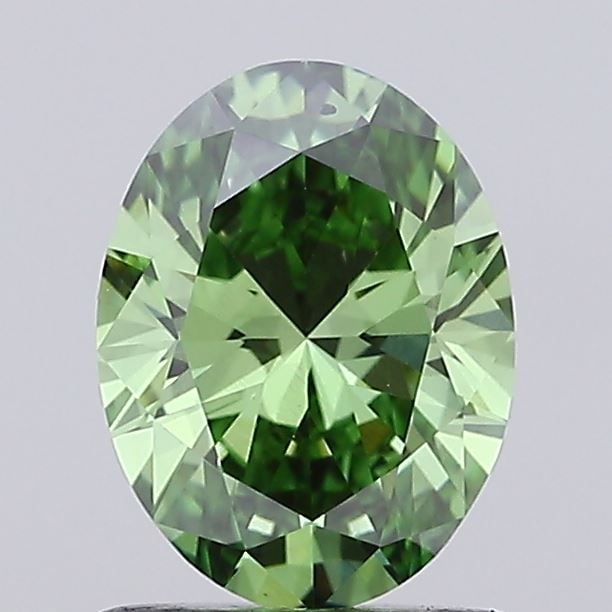 Loose Diamond - OVAL 1.01ct Fancy Vivid Green VS2 (1 of 1)