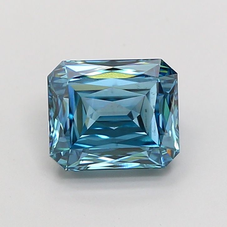 Loose Diamond - RADIANT 2.15ct Fancy Vivid Blue VS2: Loose Diamond - RADIANT 2.15ct Fancy Vivid Blue VS2 Source: This is a real non-mined Diamond that has been grown in a lab Shape: RADIANT Carats: 2.15 Color: Fancy Vivid Blue Certification: IGI Video: