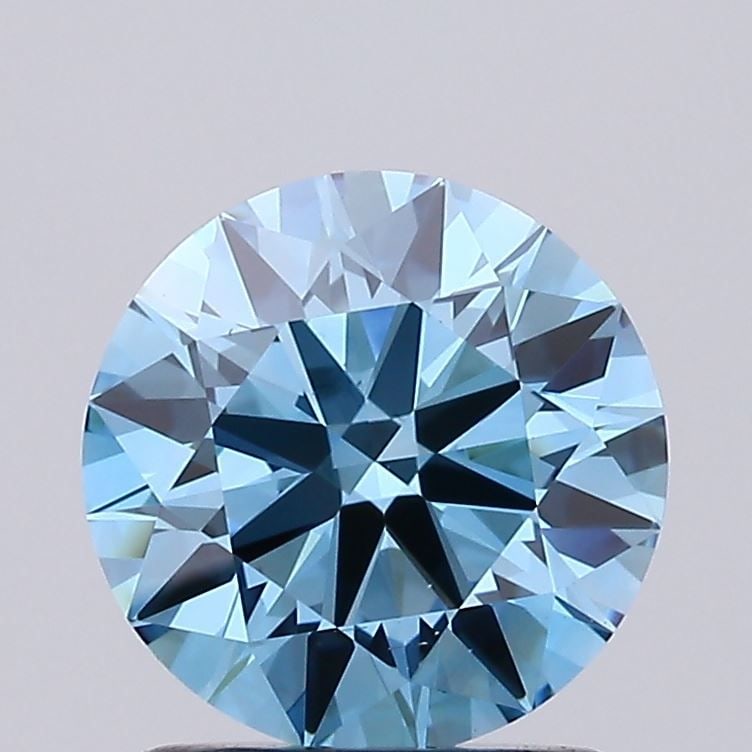 Ideal Loose Diamond - ROUND 1.42ct Fancy Vivid Blue VS1 (1 of 1)