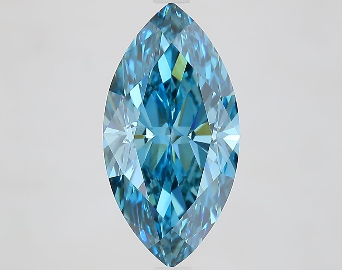 Loose Diamond - MARQUISE 3.5ct Fancy Vivid Blue VS1: Loose Diamond - MARQUISE 3.5ct Fancy Vivid Blue VS1 Source: This is a real non-mined Diamond that has been grown in a lab Shape: MARQUISE Carats: 3.5 Color: Fancy Vivid Blue Certification: IGI Video: