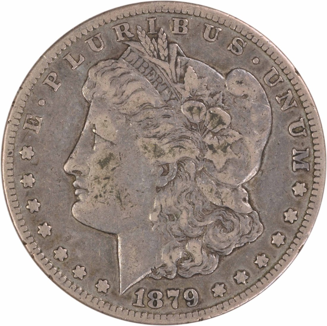 Carson City 1879 CC Morgan Dollar VF Uncertified Capped Die (1 of 2)