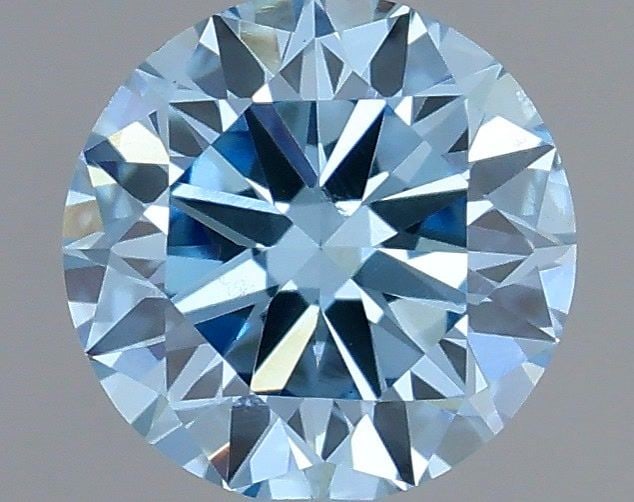 Loose Diamond - ROUND 0.29ct Fancy Vivid Blue VS1: Loose Diamond - ROUND 0.29ct Fancy Vivid Blue VS1 Source: This is a real non-mined Diamond that has been grown in a lab Shape: ROUND Carats: 0.29 Color: Fancy Vivid Blue Certification: IGI Video: