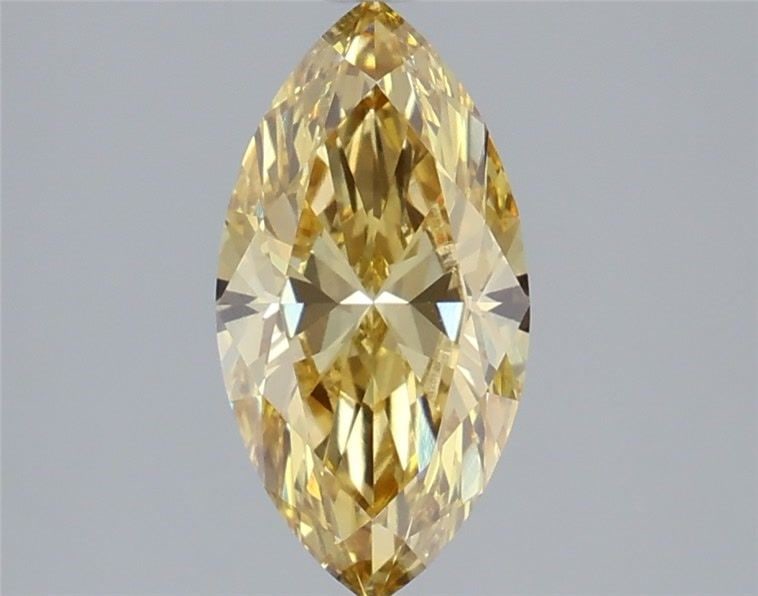 Loose Diamond - MARQUISE 1.52ct Fancy Intense Yellow VS1: Loose Diamond - MARQUISE 1.52ct Fancy Intense Yellow VS1 Source: This is a real non-mined Diamond that has been grown in a lab Shape: MARQUISE Carats: 1.52 Color: Fancy Intense Yellow Certification: