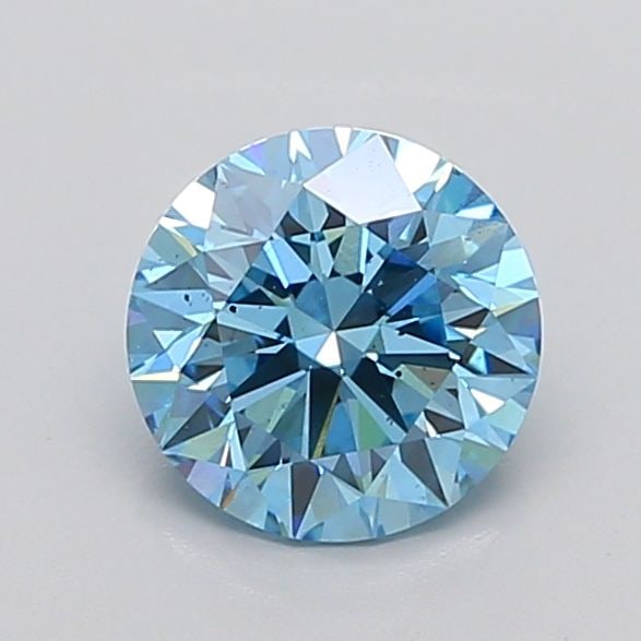 Ideal Loose Diamond - ROUND 2.06ct Fancy Vivid Blue VS2: Ideal Loose Diamond - ROUND 2.06ct Fancy Vivid Blue VS2 Source: This is a real non-mined Diamond that has been grown in a lab Shape: ROUND Carats: 2.06 Color: Fancy Vivid Blue Certification: IGI