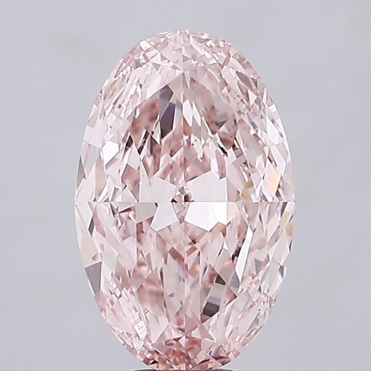 Loose Diamond - OVAL 9.06ct Fancy Intense Pink VS1: Loose Diamond - OVAL 9.06ct Fancy Intense Pink VS1 Source: This is a real non-mined Diamond that has been grown in a lab Shape: OVAL Carats: 9.06 Color: Fancy Intense Pink Certification: IGI Video: