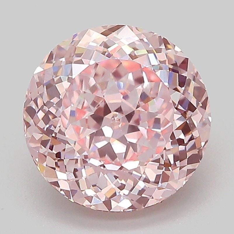 Loose Diamond - ROUND 3.06ct Fancy Intense Pink VS1 (1 of 1)