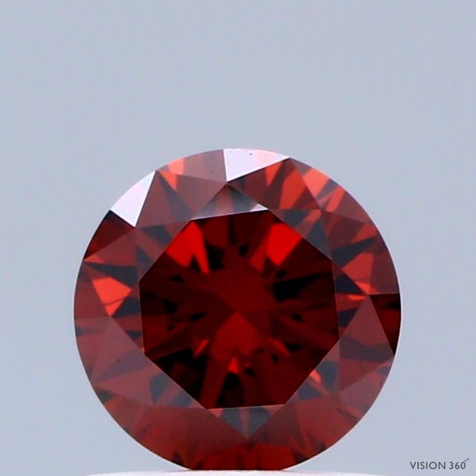 Loose Diamond - ROUND 0.65ct Fancy Deep Orange VS1: Loose Diamond - ROUND 0.65ct Fancy Deep Orange VS1 Source: This is a real non-mined Diamond that has been grown in a lab Shape: ROUND Carats: 0.65 Color: Fancy Deep Orange Certification: IGI Video: