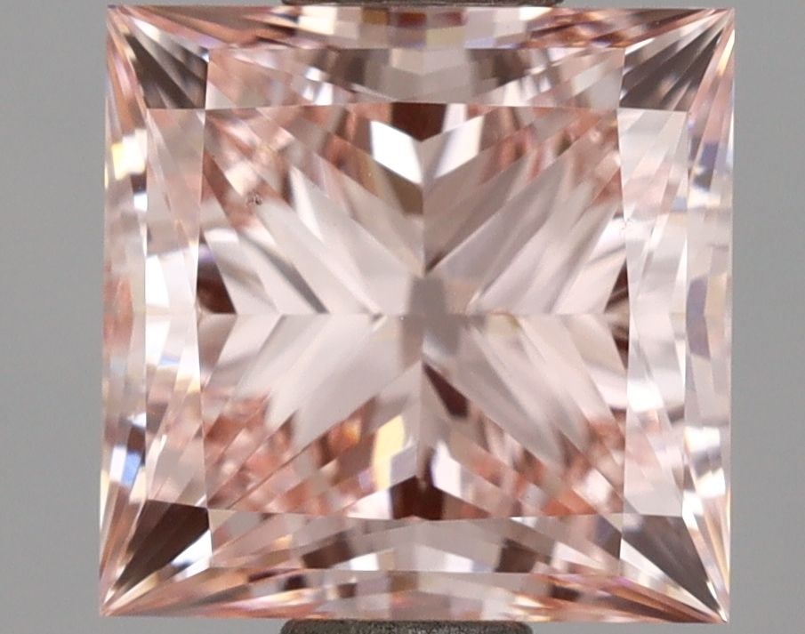 Loose Diamond - PRINCESS 2.01ct Fancy Intense Pink VS1: Loose Diamond - PRINCESS 2.01ct Fancy Intense Pink VS1 Source: This is a real non-mined Diamond that has been grown in a lab Shape: PRINCESS Carats: 2.01 Color: Fancy Intense Pink Certification: IGI