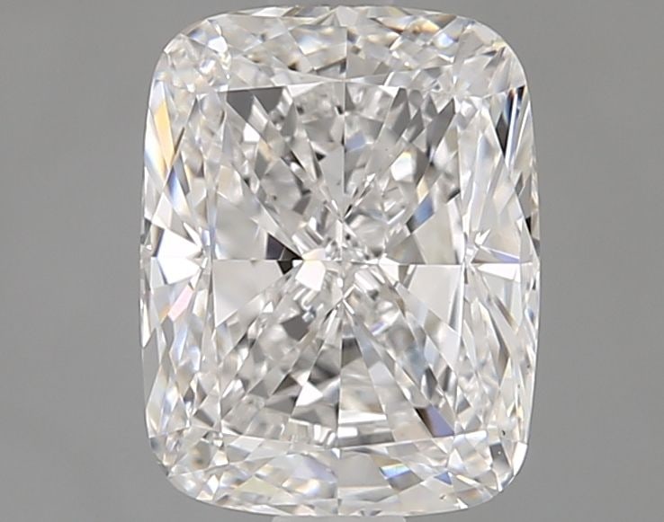 Loose Diamond - CUSHION BRILLIANT 1.8ct E VVS2: Loose Diamond - CUSHION BRILLIANT 1.8ct E VVS2 Source: This is a real non-mined Diamond that has been grown in a lab Shape: CUSHION BRILLIANT Carats: 1.8 Color: E Clarity: VVS2 Certification: IGI Vide