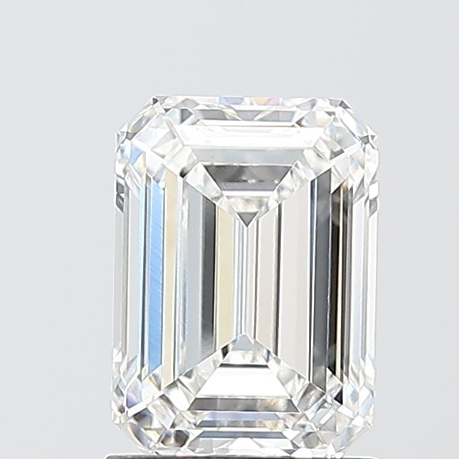 Loose Diamond - EMERALD 1.59ct E VVS2: Loose Diamond - EMERALD 1.59ct E VVS2 Source: This is a real non-mined Diamond that has been grown in a lab Shape: EMERALD Carats: 1.59 Color: E Clarity: VVS2 Certification: IGI Video: Video Link