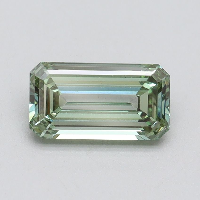 Loose Diamond - EMERALD 1.01ct Fancy Intense Green VS1: Loose Diamond - EMERALD 1.01ct Fancy Intense Green VS1 Source: This is a real non-mined Diamond that has been grown in a lab Shape: EMERALD Carats: 1.01 Color: Fancy Intense Green Certification: IGI V