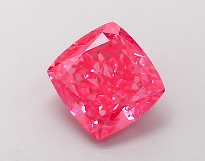 Loose Diamond - CUSHION MODIFIED 1.07ct Fancy Vivid Pink VS2: Loose Diamond - CUSHION MODIFIED 1.07ct Fancy Vivid Pink VS2 Source: This is a real non-mined Diamond that has been grown in a lab Shape: CUSHION MODIFIED Carats: 1.07 Color: Fancy Vivid Pink Certific