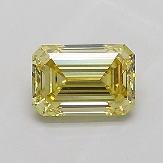 Loose Diamond - EMERALD 1.09ct Fancy Yellow VS1: Loose Diamond - EMERALD 1.09ct Fancy Yellow VS1 Source: This is a real non-mined Diamond that has been grown in a lab Shape: EMERALD Carats: 1.09 Color: Fancy Yellow Certification: IGI Video: