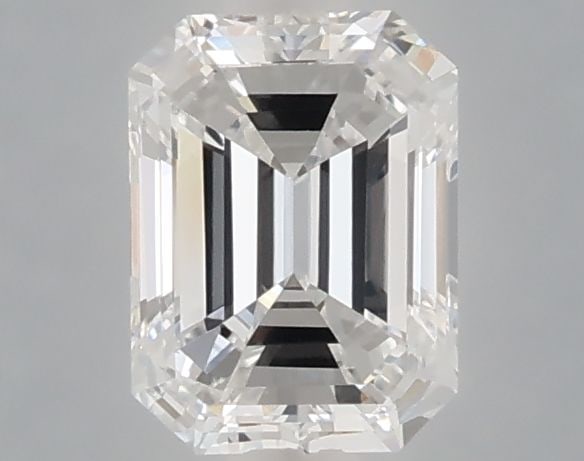 Loose Diamond - EMERALD 1.06ct E VVS2: Loose Diamond - EMERALD 1.06ct E VVS2 Source: This is a real non-mined Diamond that has been grown in a lab Shape: EMERALD Carats: 1.06 Color: E Clarity: VVS2 Certification: NONE Video: