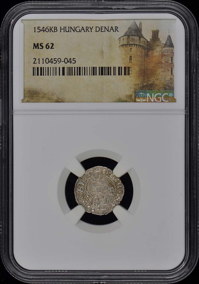 Hungary Denar Coin NGC MS62 Uncirculated Certified 2110459045: Hungary Denar Coin NGC MS62 Uncirculated Certified 2110459045 This Hungary Denar showcases an Uncirculated condition, certified by NGC with a grade of MS62. The coin is pre-owned and carries the certi