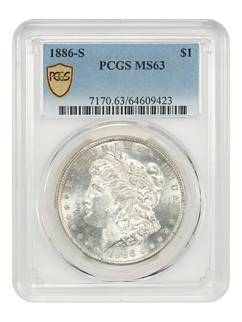 1886-S Morgan Dollar PCGS MS63 San Francisco Mint (1 of 5)