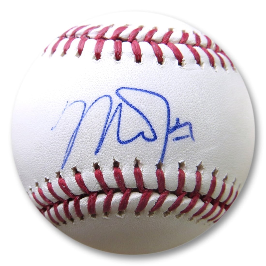 Mike Trout Autographed MLB Baseball Los Angeles Angels MLB Authentication (1 of 2)