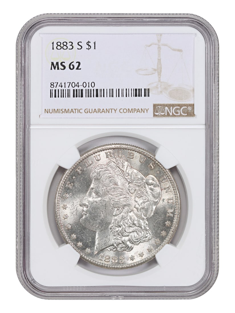 1883-S Morgan Dollar NGC MS62 San Francisco Mint (1 of 4)