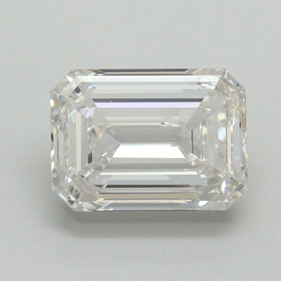 Loose Diamond - EMERALD 2.15ct F VS1: Loose Diamond - EMERALD 2.15ct F VS1 Source: This is a real non-mined Diamond that has been grown in a lab Shape: EMERALD Carats: 2.15 Color: F Clarity: VS1 Certification: NONE Video:
