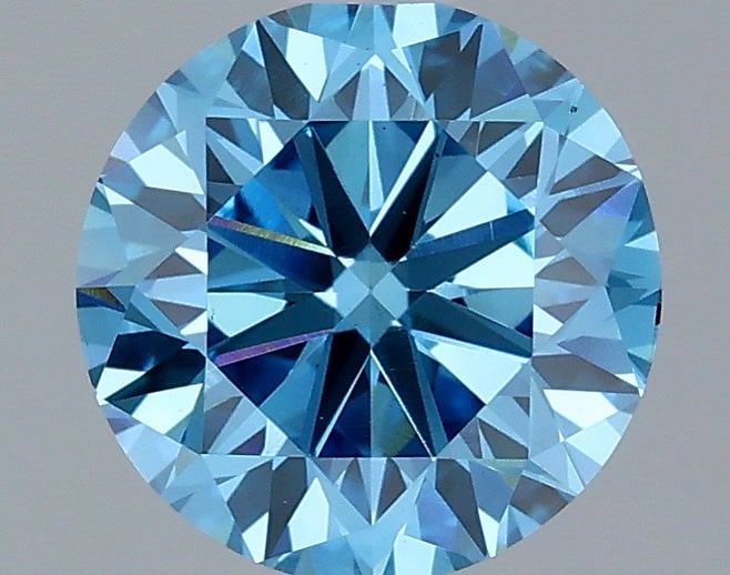 Loose Diamond - ROUND 1.5ct Fancy Vivid Blue VS1: Loose Diamond - ROUND 1.5ct Fancy Vivid Blue VS1 Source: This is a real non-mined Diamond that has been grown in a lab Shape: ROUND Carats: 1.5 Color: Fancy Vivid Blue Certification: IGI Video: Video