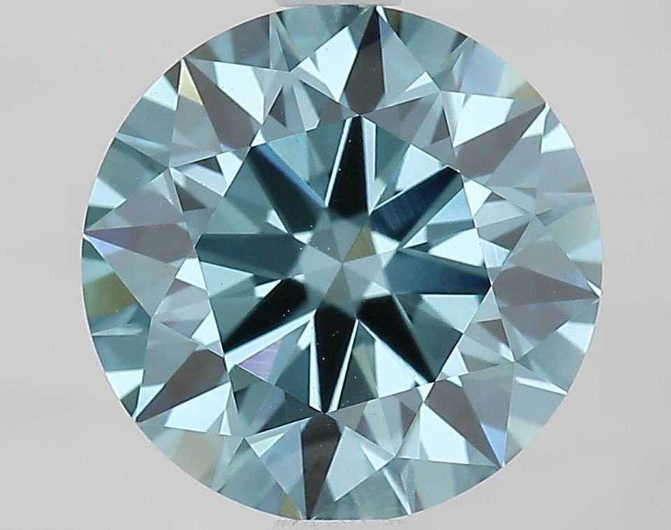 Ideal Loose Diamond - ROUND 2.24ct Fancy Vivid Blue VVS2: Ideal Loose Diamond - ROUND 2.24ct Fancy Vivid Blue VVS2 Source: This is a real non-mined Diamond that has been grown in a lab Shape: ROUND Carats: 2.24 Color: Fancy Vivid Blue Certification: IGI