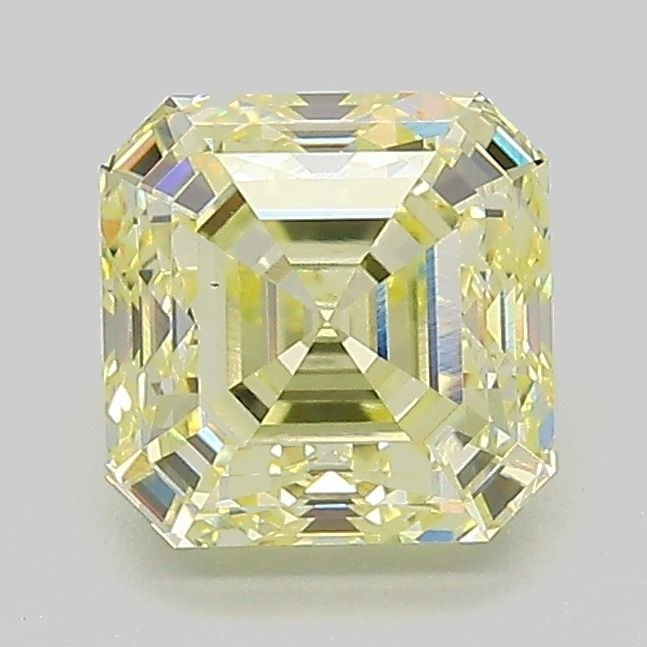 Loose Diamond - SQUARE EMERALD 1.73ct Fancy Light Yellow VS1: Loose Diamond - SQUARE EMERALD 1.73ct Fancy Light Yellow VS1 Source: This is a real non-mined Diamond that has been grown in a lab Shape: SQUARE EMERALD Carats: 1.73 Color: Fancy Light Yellow