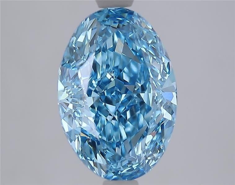 Loose Diamond - OVAL 3.55ct Fancy Vivid Blue VS1: Loose Diamond - OVAL 3.55ct Fancy Vivid Blue VS1 Source: This is a real non-mined Diamond that has been grown in a lab Shape: OVAL Carats: 3.55 Color: Fancy Vivid Blue Certification: IGI Video: Video