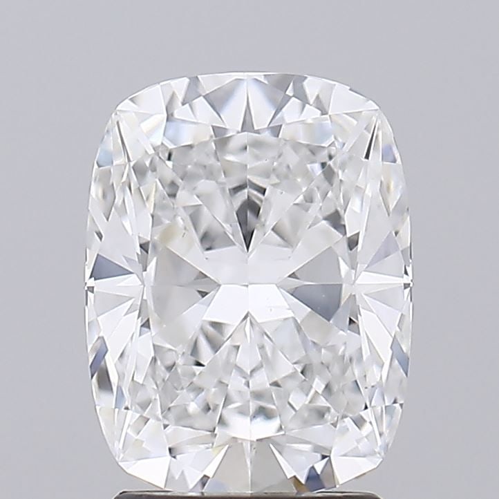 Loose Diamond - CUSHION BRILLIANT 2.51ct D VS1: Loose Diamond - CUSHION BRILLIANT 2.51ct D VS1 Source: This is a real non-mined Diamond that has been grown in a lab Shape: CUSHION BRILLIANT Carats: 2.51 Color: D Clarity: VS1 Certification: GCAL Vid