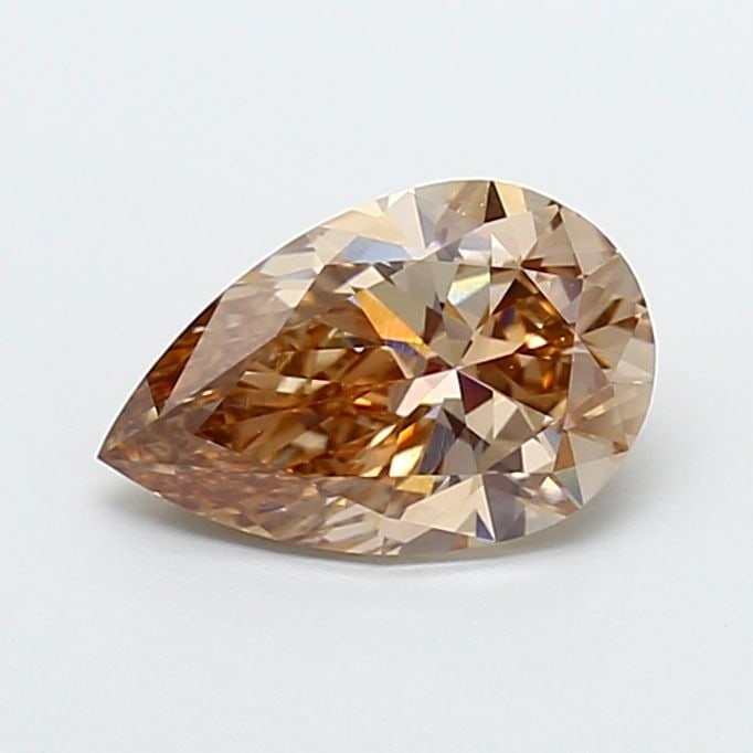 Loose Diamond - PEAR 1.59ct Fancy Light Brown VVS2: Loose Diamond - PEAR 1.59ct Fancy Light Brown VVS2 Source: This is a real non-mined Diamond that has been grown in a lab Shape: PEAR Carats: 1.59 Color: Fancy Light Brown Certification: IGI Video: