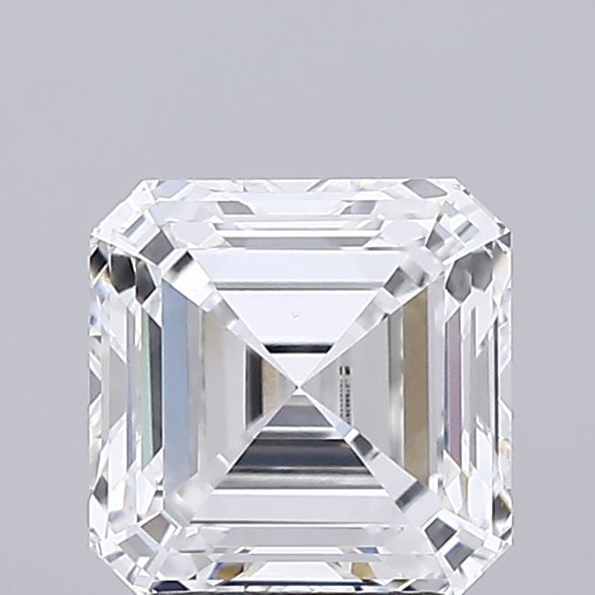 Loose Diamond - ASSCHER 2.54ct D VVS1: Loose Diamond - ASSCHER 2.54ct D VVS1 Source: This is a real non-mined Diamond that has been grown in a lab Shape: ASSCHER Carats: 2.54 Color: D Clarity: VVS1 Certification: IGI Video: