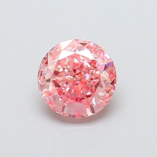 Loose Diamond - ROUND 1.05ct Fancy Vivid Pink VS1: Loose Diamond - ROUND 1.05ct Fancy Vivid Pink VS1 Source: This is a real non-mined Diamond that has been grown in a lab Shape: ROUND Carats: 1.05 Color: Fancy Vivid Pink Certification: IGI Video: