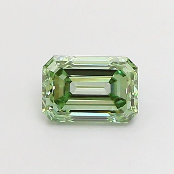 Loose Diamond - EMERALD 0.59ct Fancy Vivid Green VS1 (1 of 1)