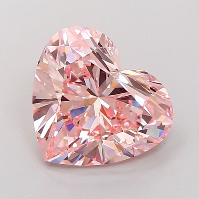 Loose Diamond - HEART 5.55ct Fancy Intense Pink VS1: Loose Diamond - HEART 5.55ct Fancy Intense Pink VS1 Source: This is a real non-mined Diamond that has been grown in a lab Shape: HEART Carats: 5.55 Color: Fancy Intense Pink Certification: IGI Video: